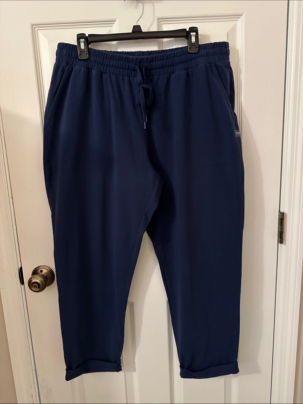 Women’s Navy Drawstring Casual Pants